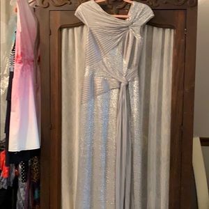 Silver Evening Gown